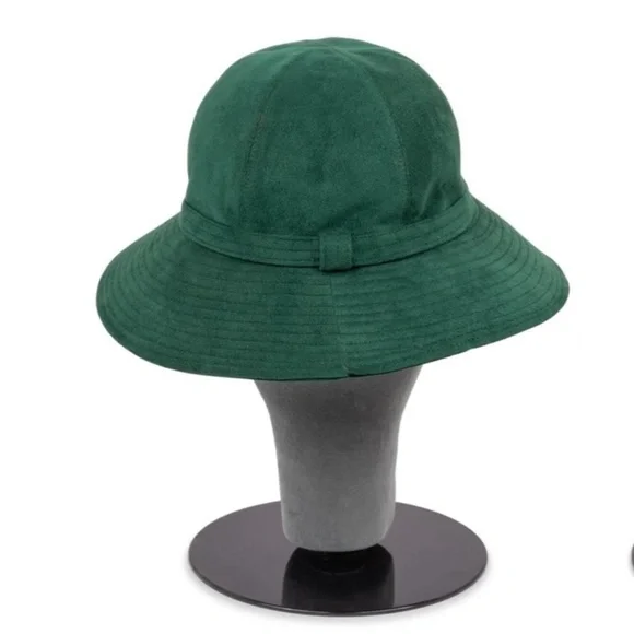 VINTAGE Authentic 1972 Halston Ultrasuede Bucket Hat On Newsweek